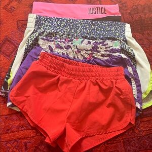 Bundle of 4 girls athletic shorts